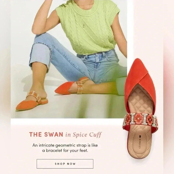 BIRDIES..SWAN/SPICE
BEADED CUFF... SOLD OUT Size 6 - Picture 3 of 7